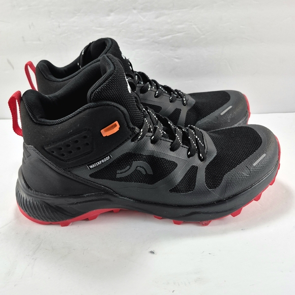 CRIVIT Waterproof Black Hiking Boots - Trekking Trail Shoes Men's 9.5 - Picture 7 of 14